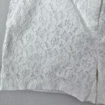 LILA ROSE | White Lace Tailored Shorts 4.5" Inseam Dressy Preppy| Size 8 White Photo 2
