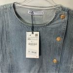 ZARA  blogger favorite combination denim jacquard dress Photo 7