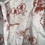 Madewell Paperbag Shorts in Paradise Toile Ivory Floral Linen Blend EUC Size 2 Photo 6