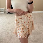 Butterfly Print Pleated Mini Skirt Multi Photo 2