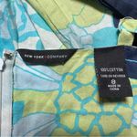 Vintage Y2K NY&Co Floral Baby Doll Tank Top Blue Green Spaghetti Strap medium Photo 6