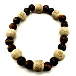 Karma bead tigers eye beaded bracelet Photo 0
