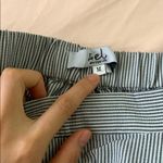 Blue striped wide legged pants Size 25 Photo 6