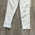 Madewell the mom Jean Cream Straight Leg Women's Jeans Photo 4