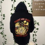 Zumiez Lurking Class by Sketchy Tank x Stikker Trust No Suits Graphic Hoodie Black Photo 2