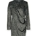 ALC Frank A.L.C. | NWT | Size 12 | Jane Metallic Flecked Burnout Texture Velvet Mini Dress Photo 0