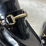 Madden Girl Madden Ambrosee Girl Black Loafers with Gold Accents Photo 8