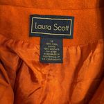 Laura Scott  Orange Wool Short Jacket Size 14 Photo 3