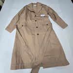 Song of Style Amelia Trench Coat in Nude Taupe Small Tan Photo 2