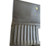 Michael Kors  Brown Logo Leather Clutch Wallet Photo 4