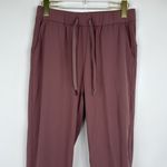 AJISAI Women's Joggers Pants Drawstring Pockets Lounge Wear Size Small Mauve Pink Photo 4