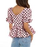 Love Shack Fancy  Keily Top in Rosebud (Size 2) Photo 2