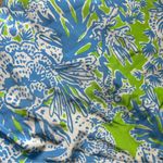 Lilly Pulitzer  Maisy Top, Limeade Biggest Fan print,  Women's S, silk tank top Photo 1