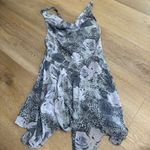 Silence + Noise UO Marie Printed Cowl Neck Mini Dress Photo 3