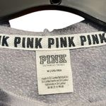 PINK - Victoria's Secret  TIE DYE CROPPED HOODED PULL OVER HOT PINK SIGNATURE MEDIUM Photo 4