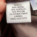 Loft Brown Tan Cream & Orange Plaid Midi Skirt Zip On Side lining SZ 8P Photo 9