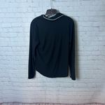 PJ Couture black capsule luxe button down lounge sleep top size Smal White Photo 4