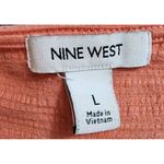 Nine West Womens Size L Ruffle Sleeves Tee Pink Blouse Photo 1
