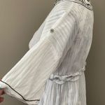 Chelsea and Violet Crochet Black Lace Boho Peasant Dress White Cotton Puff Size XS Photo 8