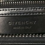 Givenchy  Antigona Black Leather Satchel Shoulder Bag Made n Italy Authentic EUC Photo 4