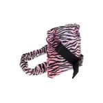 2016 KENZO x H&M Pink & Black Tiger Striped Adjustable Crossbody Bag Photo 3