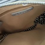 PINKO Aika Bow Flat Leather Crossbody Bag NWT Silver Photo 8