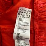 Sandro Azelie Silk-blend Red Satin-Jacquard Mini Dress Photo 10