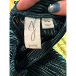 Joie  Long Sleeve Pleated Blouse in Dark Green Photo 4