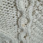 Craftcentre Cymru Wool Chunky Fisherman Sweater Women L Cream Rory Gilmore VTG Size L Photo 6