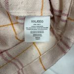 HFX Shacket Womens XXL Pink Plaid Oversized Snap Up Boxy Outdoor Casual Work Photo 5