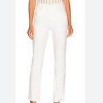 MOTHER High Waisted Rider Ankle White Jeans Size 27 Photo 7