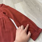 Sézane Sezane Silk Dress tunic shift womens Red (size 36) boho folk feminine minimalist Photo 4