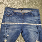 sts blue  Taylor Ripped Embroidered Straight-Leg Jeans Photo 5