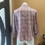 Lucky Brand  pink plaid button up shirt Photo 4