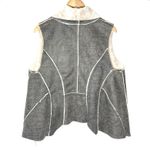 Anthropologie NWOT AMADI Women’s Faux Fur Open Front Reversible Vest Photo 5