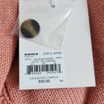 LC Lauren Conrad Lauren Conrad Pink Ruffle Pointelle Cardigan NWT Size XL Pink Cardigan Photo 8