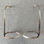 Vintage Swank Tabella Brown Gray Oval Horn Photo 2