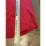 J Jill Button Up Shirt Size 0 Sleeveless Lightweight Beach Travel Preppy Womens Red Photo 2