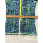 TutuBlue Full Zip Womens XS Blue Green Rash Guard UPF50 Thumbhole Pocket Photo 12