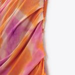 ZARA Printed Tulle Dress Photo 8