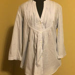 American Eagle ❤️  striped pleated shirt 💚 Photo 0