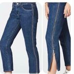 Carmar Desdemona Mid Rise Ankl Zip Side Jeans 26 Blue Photo 1