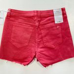 Sam Edelman New  The Stiletto High Rise Shorts Cherry Red Photo 9