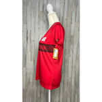 Rivalry Threads NWT Wisconsin Badgers Women's V-Neck T-Shirt Red Short Sleeve Size Small Photo 3