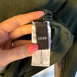 Cider  Elegant Forest Green Long Sleeve Top Photo 3