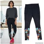 CALIA by CARRIE UNDERWOOD Floral Leggings Black Size M Photo 1