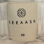 Seeaash Women's White High Rise Carrot Barrel Wide Leg Baggy Trousers Pants XS Photo 4