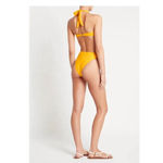Faithfull the Brand  Dylla High Bikini Bottoms | Sun Yellow Womens Us Size 6 NWT Photo 2