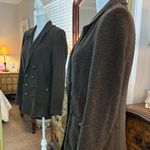 Zara Deep Olive Green Textured Double Photo 5