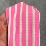 Aerie swim top pink white striped medium Photo 7